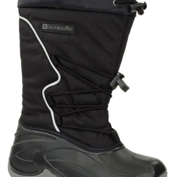 BRAND NEW women outbound winter snow black boots size US 6 (-40C) - Picture 1 of 5
